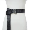 Women&#x27;s extra-long leather belt, women&#x27;s decoration, ultra-light, non-sense soft-faced down waist thin belt