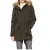 Import Women&#x27;s mid long detachable Faux Fur Winter Coat Jacket with rib from China