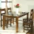 wood dining table and chair sets home furniture