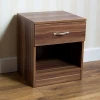 Wood modern white MDF nightstand  for bedroom