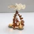 Import Wooden Christmas Pyramid Decoration Windmill with Snowman Sleigh Candle Holder Excluding Candles(12 pieces/Carton) from China