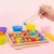 Import Wooden Clip Beads Rainbow Elimination Two-in-One Early Learning Puzzle Logical Thinking Board Game Educational Toy Gift from China