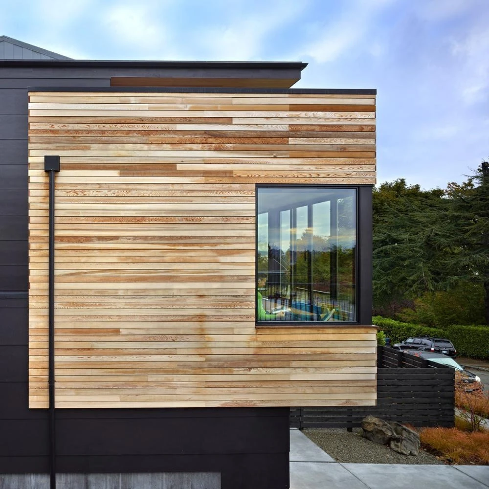wooden color siding sheet with greening environment function