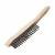 Import wooden handle stainless steel wire brush from India
