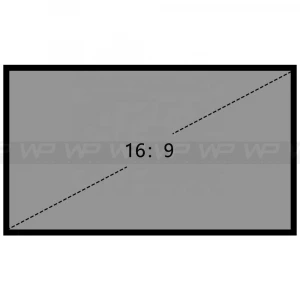 WP 100inch ust alr screen pet crystal 4k projector screen projection screens home theatres format 16:9, High gain:0.6