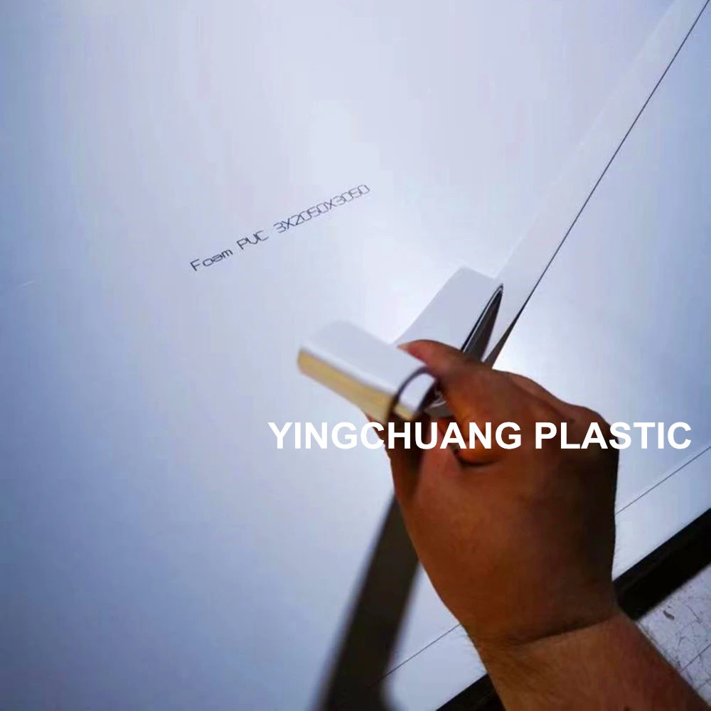 YINGCHUANG high density 3 mm white foamed expanded foamed PVC board