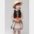 Import z10118c 2018 korean vest dresses set for girl from China