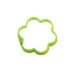 ZY-E1114A flower shaped silicone fried egg rings tools with handle wholesale