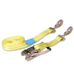2" x 27' Ratchet straps -Twisted Snap Hook
