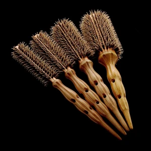 MAKA Iron Ceramic  Roll brush-gold (bore hair)
