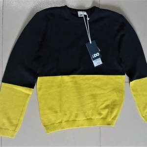 Children's Yellow and Black crew neck sweater