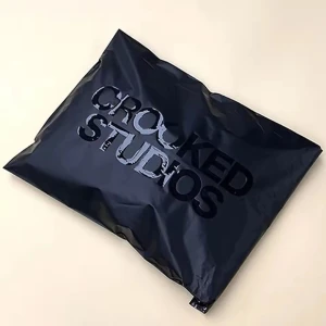 Custom Design Eco-friendly Black Matte LDPE Poly Postal Mailer Bag