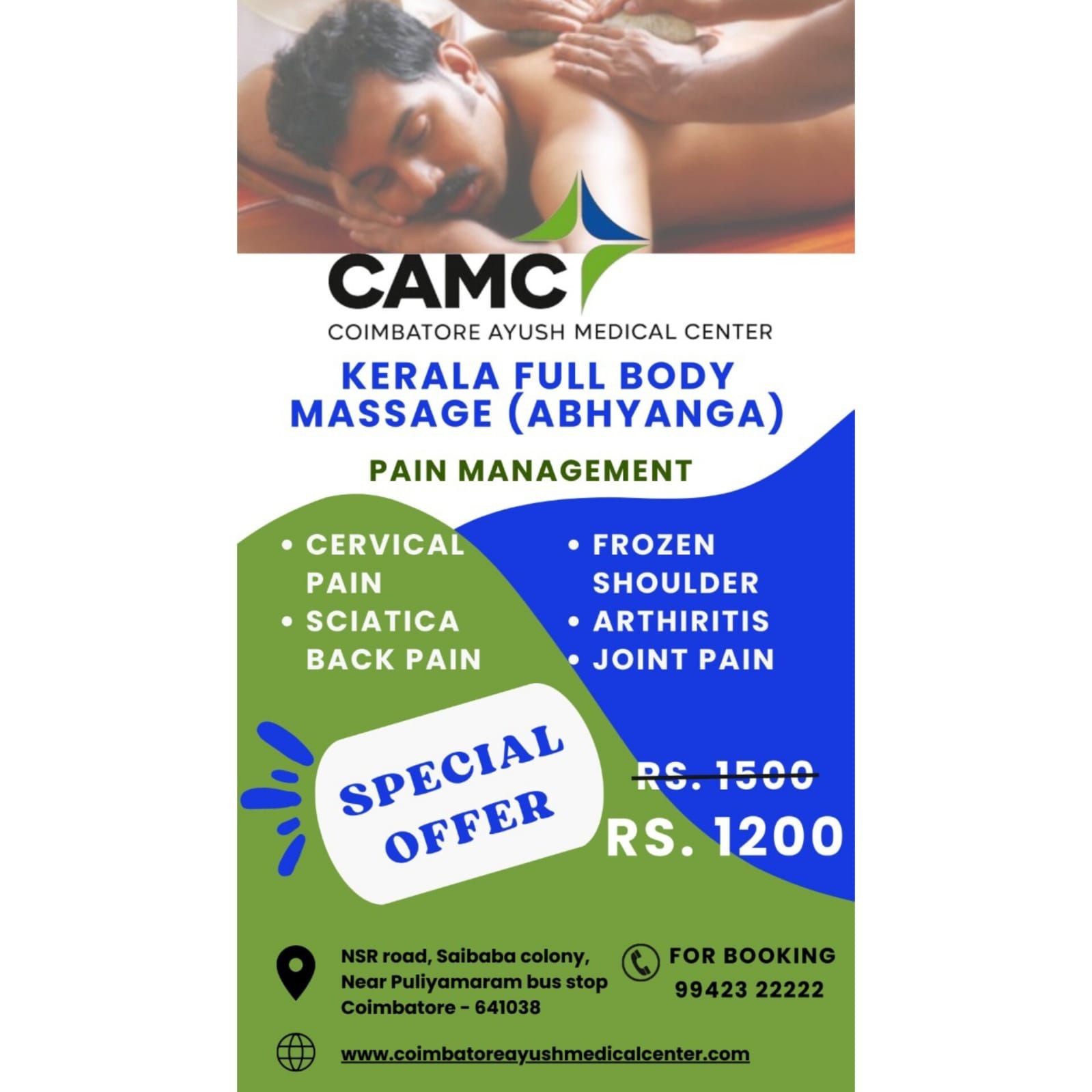 Buy Ayurvedic Body Massage In Coimbatore Ayurvedic Massage Center In