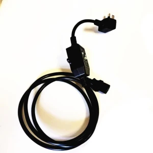 UK BS1363 Molded Plug to IEC Socket Power Lead with RCD 3 Cores Cable 3-way Plug /socket UK Standard Power Cord