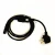 Import UK BS1363 Molded Plug to IEC Socket Power Lead with RCD 3 Cores Cable 3-way Plug /socket UK Standard Power Cord from China