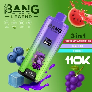 Bang Legend 110K 3In1 Rechargeable Disposable Vape With 3 Flavors Premium Quality Factory Direct Wholesale