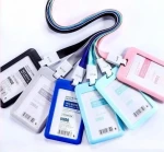 Custom Id Lanyard Sublimation Printed Logo Other Lanyards Reel Retractable Badge Holder With Lanyard With Card Holder