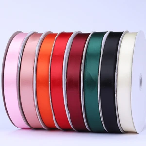 100% Polyester Satin Ribbon Single Face Ribbon /Decoration /Gifts Satin