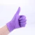 Import Disposable powder free purple nitrile gloves from China