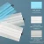 Import Disposable Face Covers, 3-Ply Safety and Breathable Mouth Covers for Personal Health Air Pollution with Blue Colors from China