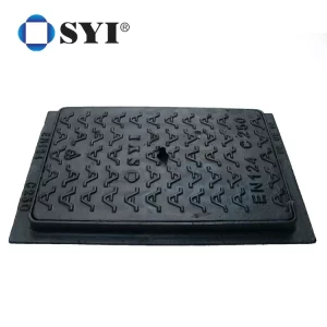Customized Square Cast Iron Foundry Telecom Electrical Manhole Cover With Locking System