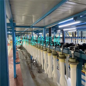 automatic medical gloves machine price nitrile power free glove production line