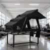 Aluminum Alloy Triangle Clamshell Car Roof Tent Quick Open Hydraulic Hardtop Rooftop Tent For Off Road Overland Outdoor