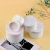 Popular 100Ml Cosmetic Jar White Porcelain Glass Jars With Plastic Cap