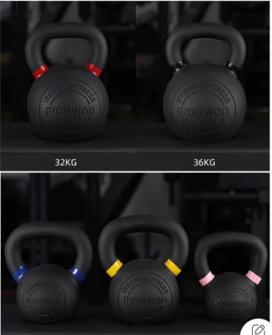 high-quality kettlebell，Professional cast iron, competition and hollow kettlebell can customize new molds, as well as d