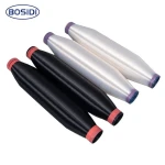 Wear-resistant &fold-resistant monofilament yarns