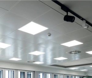 600X600mm LED Ceiling Light 45W Aluminum Frame Office Surface Finish