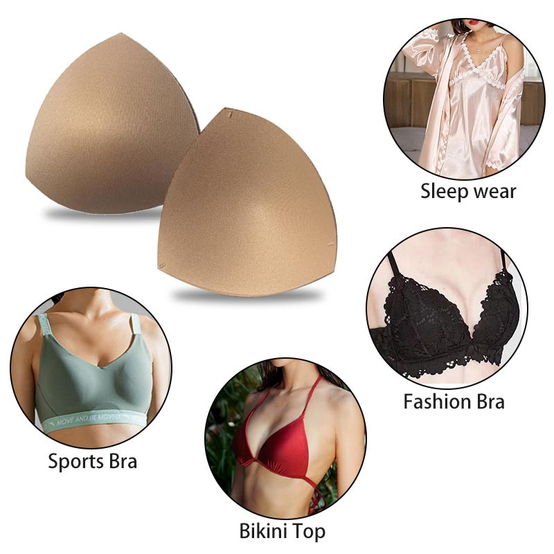 Buy 048 Wholesale Molded Triangle Bra Cups Lift Up Bra Padded Inserts ...