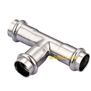 Stainless steel Pipe fittings Tee joints and connector OEM and customization