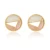 Import Wholesale Fashion Jewelry ~ Disc Cut 3 colors shell stud earrings from Taiwan