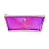 High Quality Laser PVC Medium Multi-Function Custom Logo Print School Stationery Supplies Zipper Lock Pencil Cases Bags