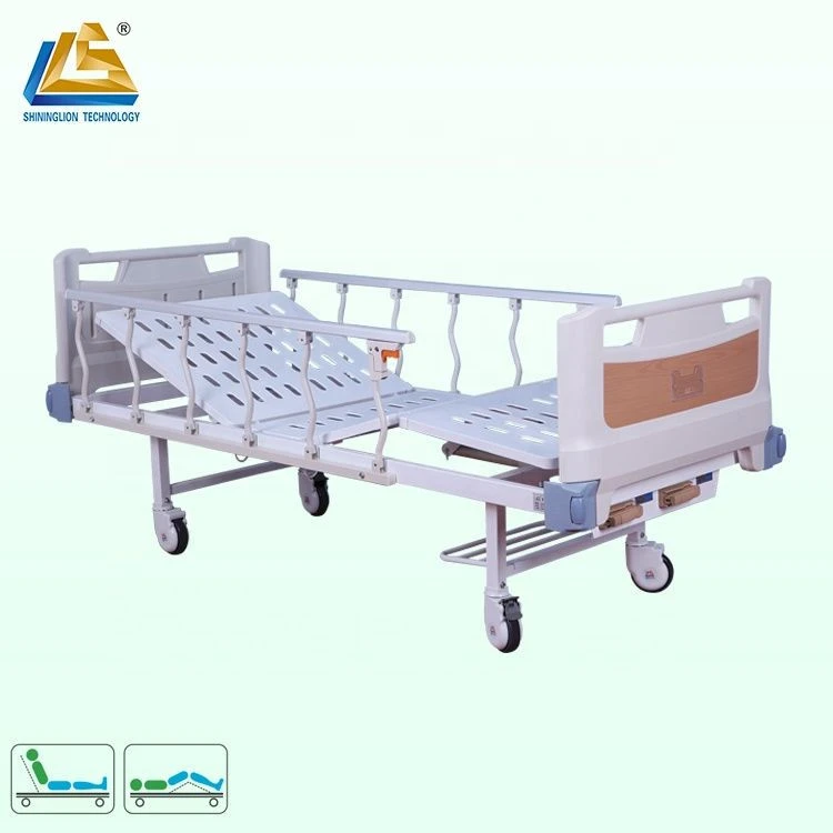 New style 2 cranks manual hospital bed