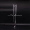export customized hand made mouth blown clear glass vase for wedding decoration
