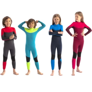 Custom Design Kids Diving Surfing Wetsuits One Piece Neoprene Swimming Suit for Children