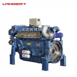 240kw 327hp @2100rpm inboard fishing boat cargo ship motor 4 stroke inboard marine diesel engine with gearbox