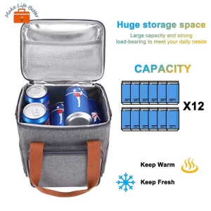 Insulated Type Lunch Cooler Bag Kids School Lunch Box Carry Bag China Factory Picnic Water Bottle Cooler Tote BAG