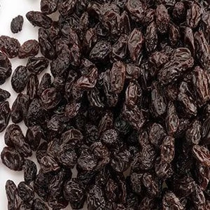 sun dried raisins