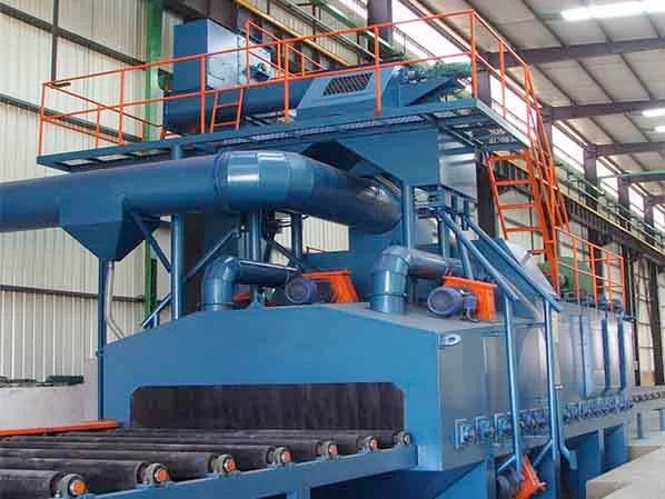 Buy Continuous Shot Blasting Machine from QINGDAO ZHILING MACHINERY CO ...