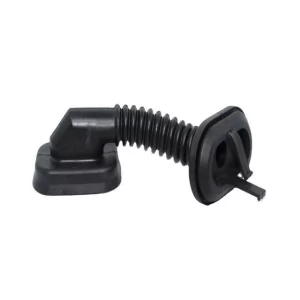 Custom shapes Silicone Rubber Bellows Pump Black