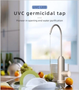 Upgrade sterilization equipments far uvc led taps for kitchen purifier uvc tap faucet