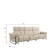Import Italian Minimalist First Layer Cowhide Leather Sofa Unique Design Living Room Combination Three-Seat Sofa from China
