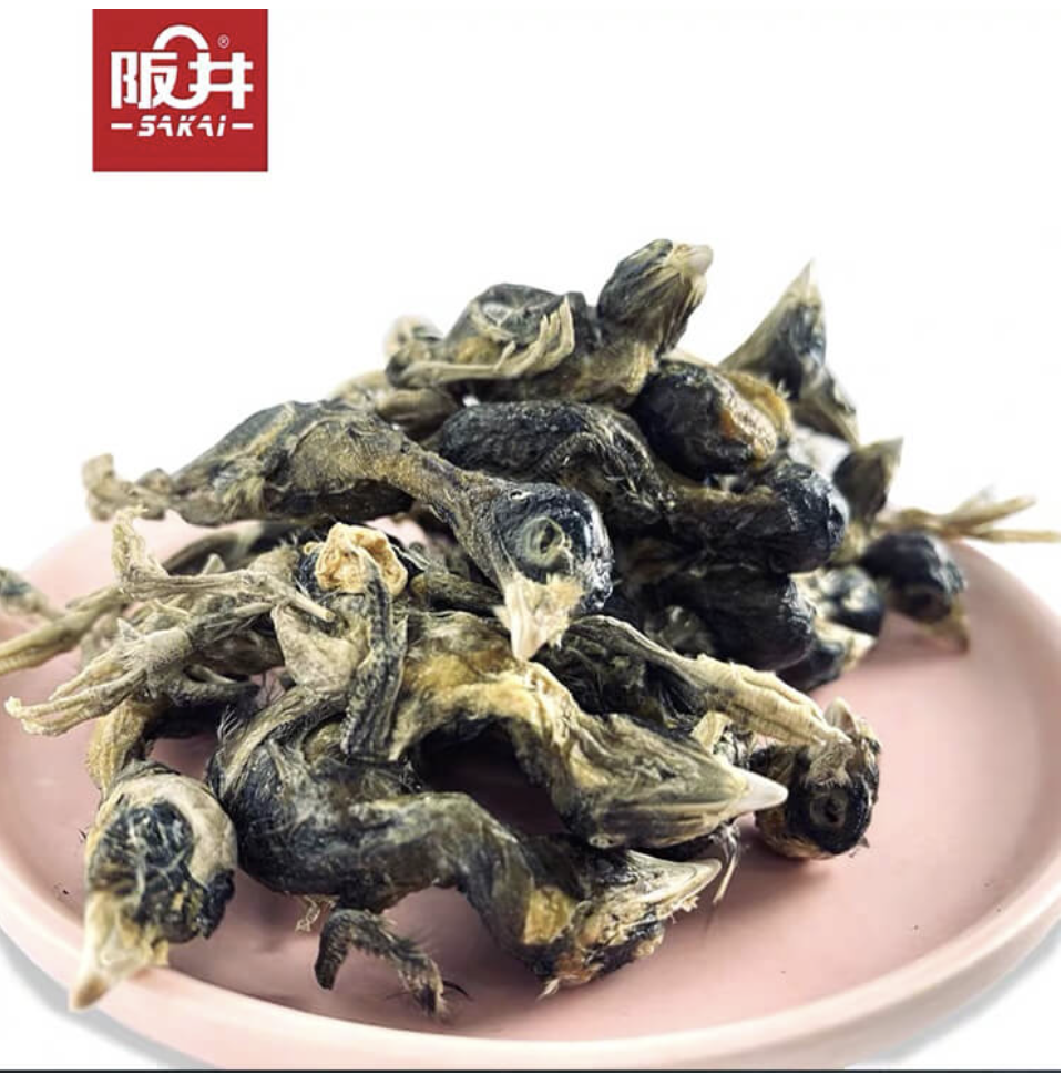 Illustration of Freeze Dried Quail For King Snake Feeding