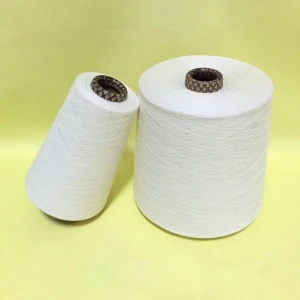 White yarn Ring spinning cotton / polyester (cvc yarn (cotton/polyester)) From Ne 10 to Ne 30 Carded or combed