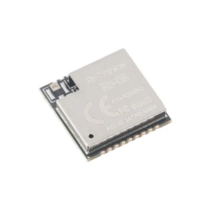 The Ra-08 LoRaWAN RF module uses an ASR6601 chip with a built-in MCU and a 470MHz external antenna.