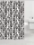 Import Printing shower  curtains from China