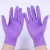 Import Top Quality Disposable Powder Free purple nitrile gloves from China
